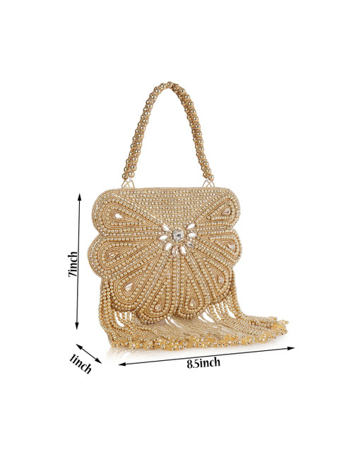 ROLEXO Embellished Potli Clutch - Image 2
