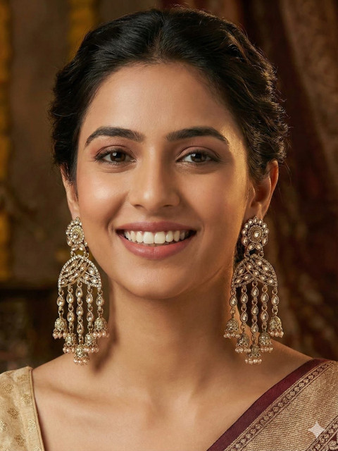 BFC - BUY FOR CHANGE Teardrop Shaped Jhumkas Earrings - Image 6