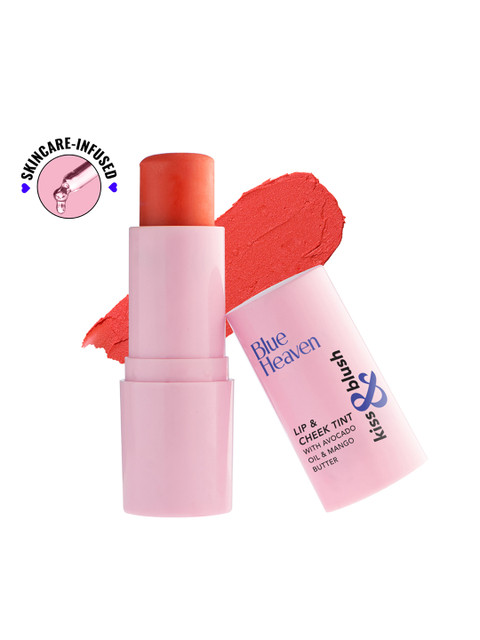Blue Heaven Kiss & Blush Lip & Cheek Tint with Avocado Oil 8.5 g - Coral Blush