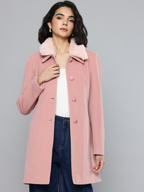 Fort Collins Detachable Faux Fur Trim Longline Overcoat