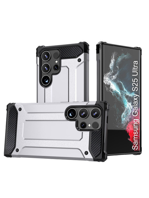 Luxury Kase Solid Printed Samsung Galaxy S25 Ultra Back Case Mobile Accessories