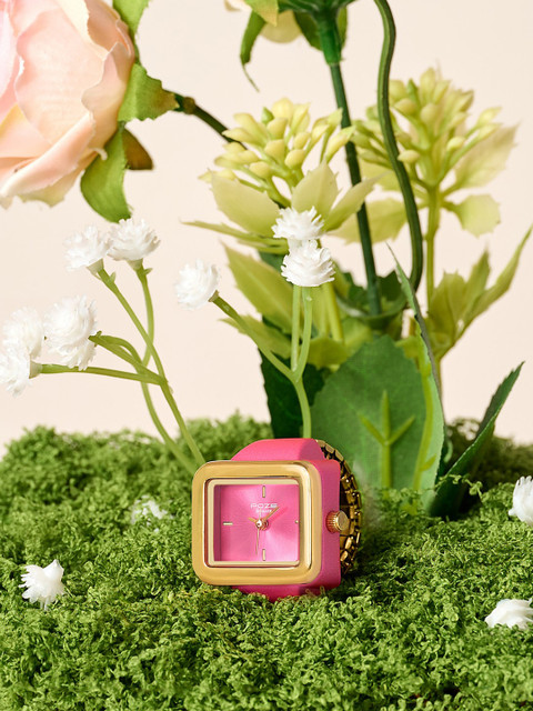 Sonata Poze 7 Analog Pink Dial Watch For Women - SP80143KM02W