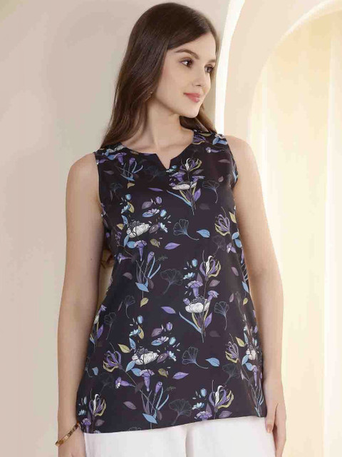 Anouk Rustic Floral Print Top - Image 7