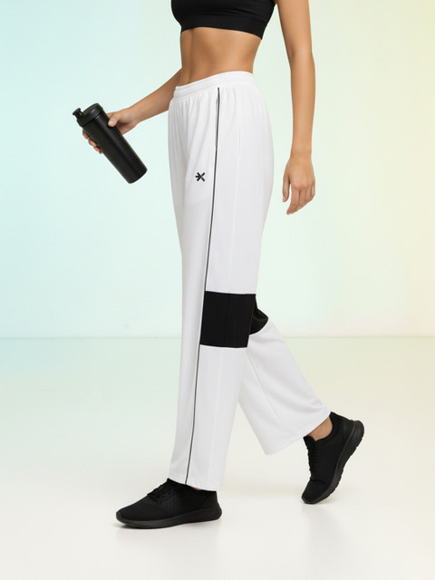 HRX by Hrithik Roshan Women Mid-Rise Rapid-Dry Technology Training Track Pants