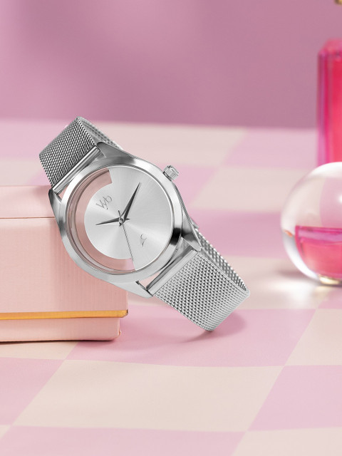 Fastrack Vyb Runway Quartz SilverDial Analog Watch For Women - FV60031SM03W