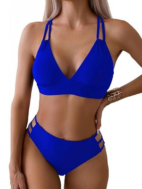 clothingclass V-Neck Swim Bikini Set