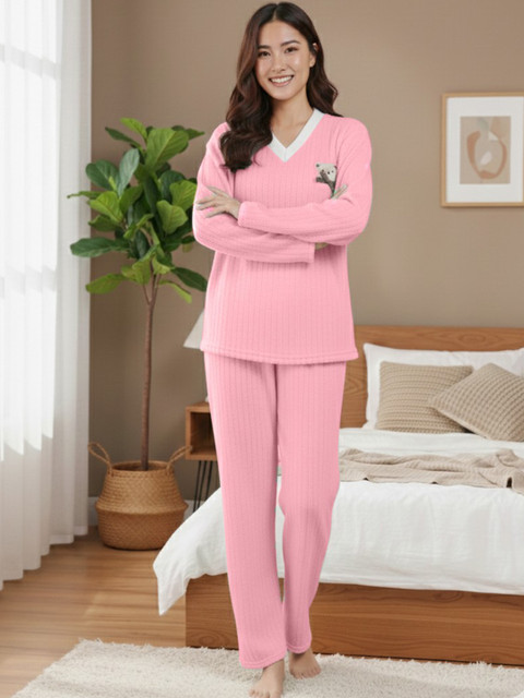 Stem Rope Women Pack of 2 Cotton Blend Night suit
