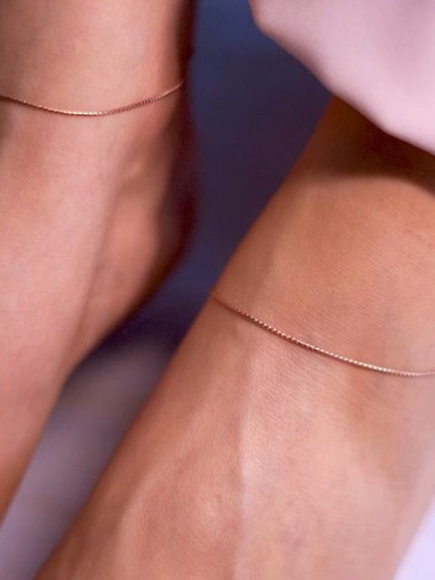 Kunjus Gold-Plated Anklet