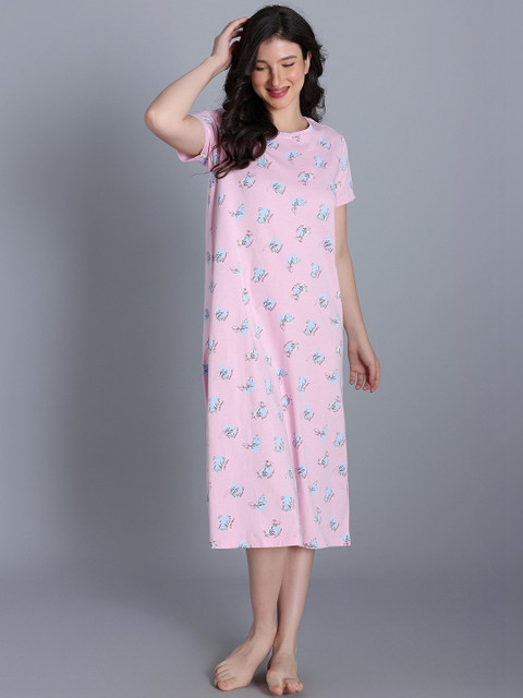 Zivame Printed Nightdress
