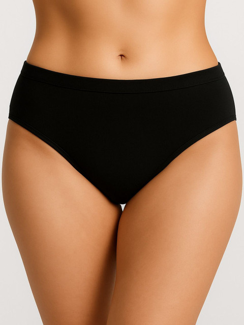 Moda Rapido Pack of 4 Cotton Mid-Rise Basic Briefs