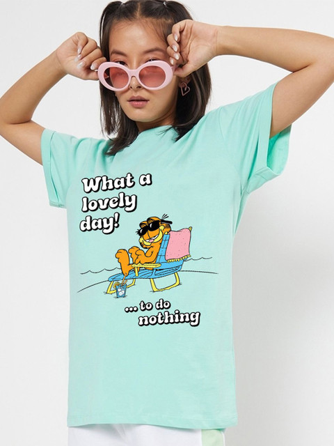 Bewakoof Women Garfield Printed T-shirt