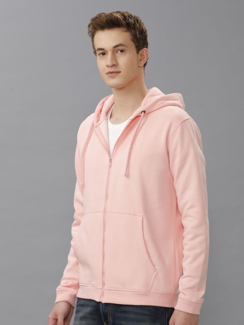 Voi Jeans Men Hooded Front-Open Sweatshirt