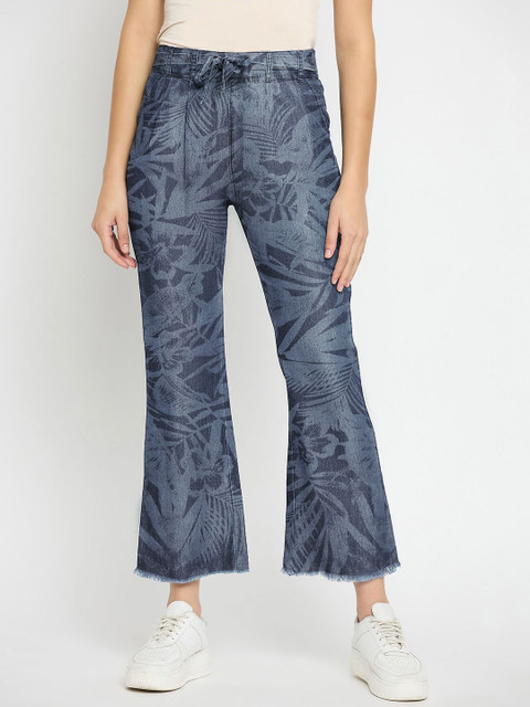 Novio Women Cotton Printed Palazzos