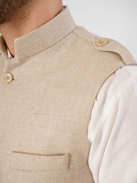 Wintage Sleeveless Nehru Jacket - Image 2
