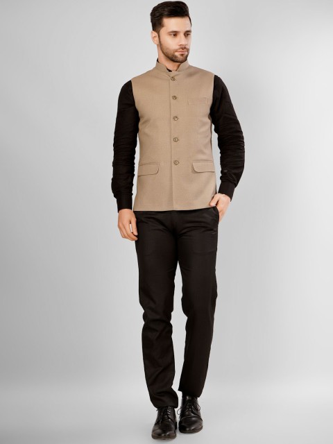 Wintage Men Satin Nehru Jacket - Image 6