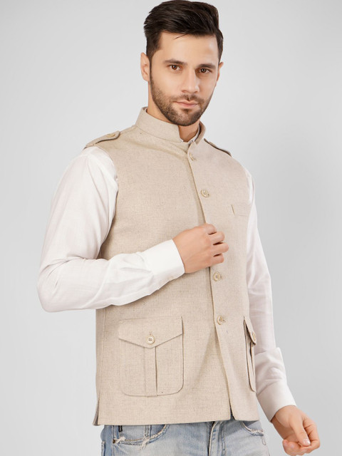 Wintage Sleeveless Nehru Jacket - Image 3