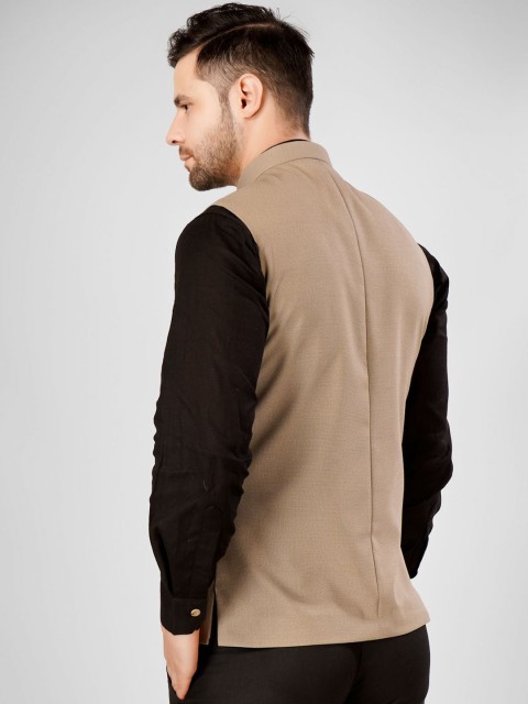 Wintage Men Satin Nehru Jacket - Image 5