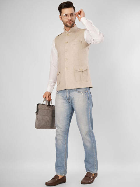 Wintage Sleeveless Nehru Jacket - Image 6