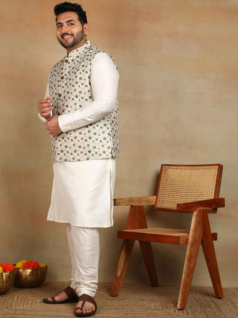 Sztori Men Woven Design Nehru Jacket - Image 4