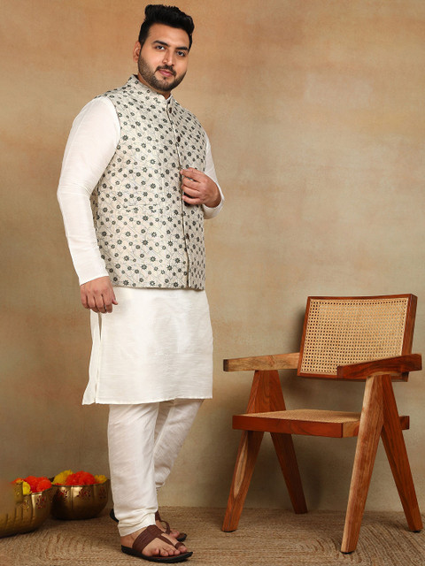 Sztori Men Woven Design Nehru Jacket - Image 3