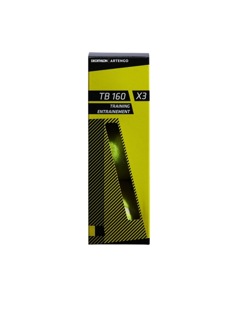 Artengo By Decathlon Set Of 3 Rubber Tennis Balls