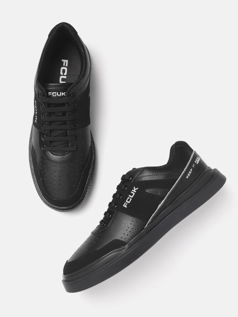 FCUK Men Perforated Everyday Sneakers - Image 2