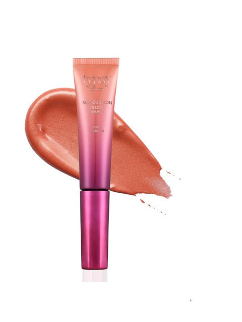 Typsy Beauty Silk Cusion Cream Shimmer Blush With Vitamin E - 15 ml - Coral Cascade 08