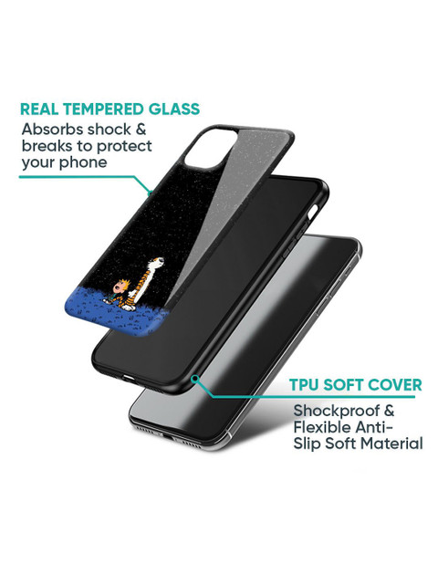 QRIOH Night Sky Star Real Printed iPhone 15 Pro Max Back Case - Image 3