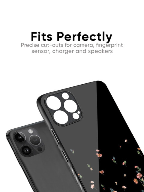 QRIOH Floating Floral Print Printed iPhone 11 Back Case - Image 3