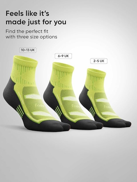 Frido Unisex Cotton Active Quarter Length Socks - Image 2