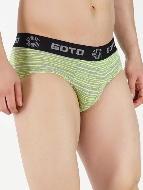 GOTO Striped Hipster Briefs - Image 2