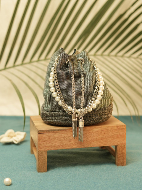 ARIYA Embroidered Wrist Loop Potli