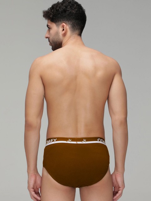 AMUL COMFY Men Pack Of 2 Pure Cotton Mid-Rise Basic Briefs AC-CBRIOE-AF-LB-3XL-2PC - Image 3