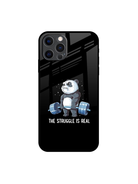 QRIOH Quirky Printed iPhone 12 Pro Max Back Case Mobile Accessories