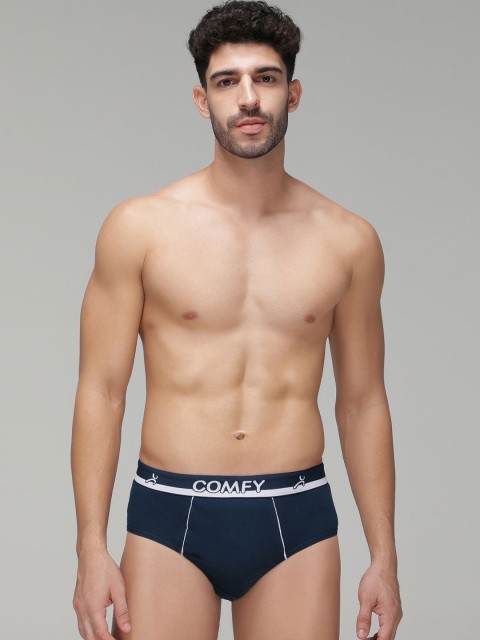 AMUL COMFY Men Pack Of 2 Pure Cotton Mid-Rise Basic Briefs AC-CBRIOE-AF-LB-3XL-2PC - Image 2