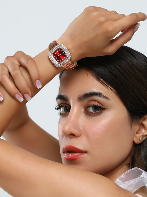 HAUTE SAUCE Women The Jolie Vortex Square Watch Watch SS25_HSWC1323 - Image 7