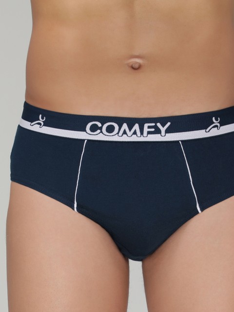AMUL COMFY Men Pack Of 3 Pure Cotton Low-Rise Briefs AC-CBRIOE-AF-LB-SG-XS-3PC - Image 7