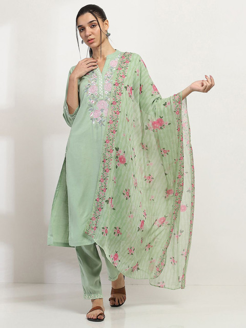Rangriti Floral Printed Dupatta