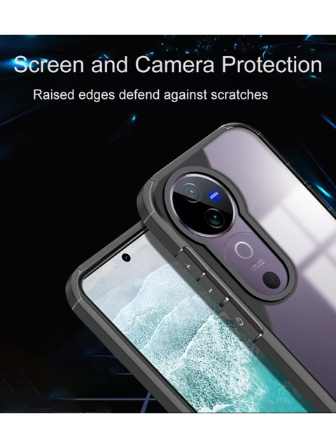 Karwan Solid Vivo V40 5G Impact Resistant Back Case - Image 2