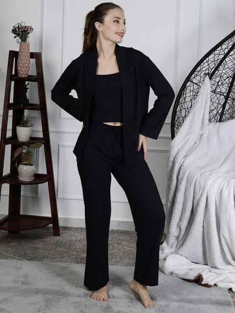 ETC Women 3 Piece Night suit