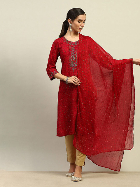 Rangriti Geometric Printed Dupatta