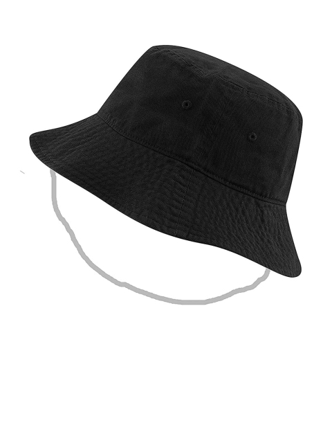 Infispace Men Black Solid Bucket Hat