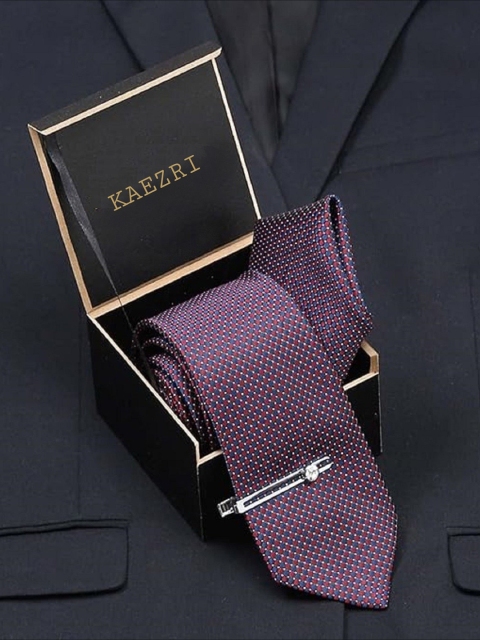 KAEZRI Men Necktie Accessory Gift Set