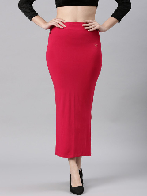 TWIN BIRDS Women Super Soft Viscose Elastane Fabric Straight Fit Saree Shapewear