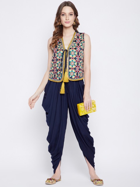 Castle Lifestyle Women Solid Dhoti Pants - Image 4