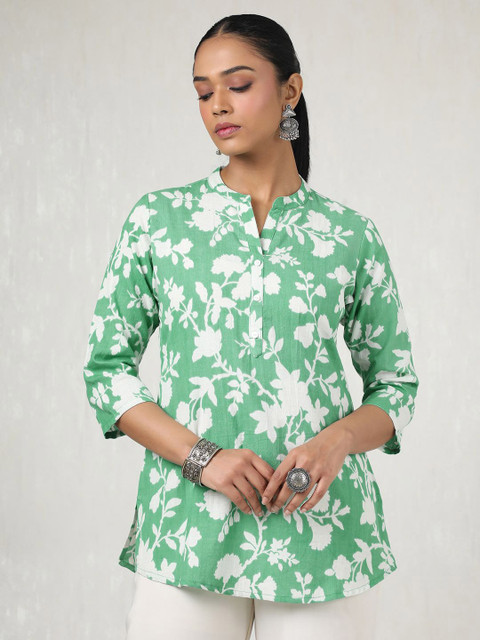 Soch Mandarin Collar Printed Tunic