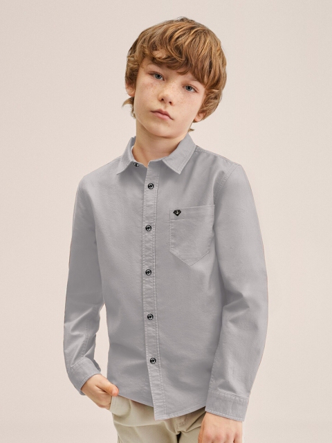 SKY PEARL Boys Comfort Opaque Casual Shirt