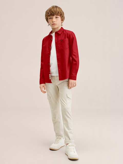 SKY PEARL Boys Comfort Opaque Casual Shirt - Image 4
