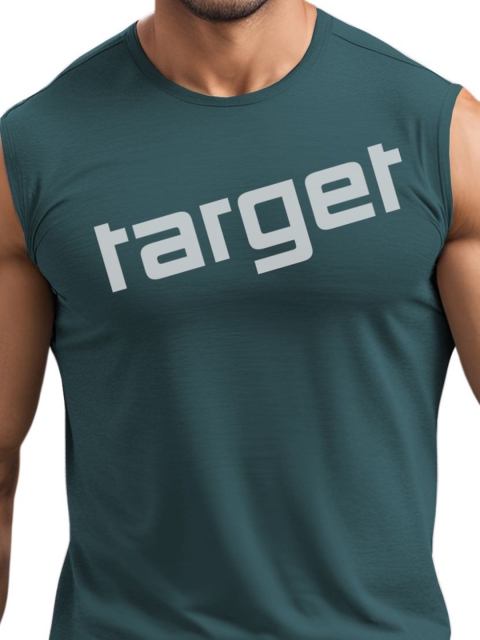 3Colors Printed Dri-FIT Sleeveless Activewear Gym Vest VEST-CCUT-TARGET-AF BLUE_M - Image 2
