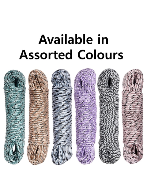 Kuber Industries Pink & Blue 3 Pieces Synthetic Cloth Drying Rope - Image 5
